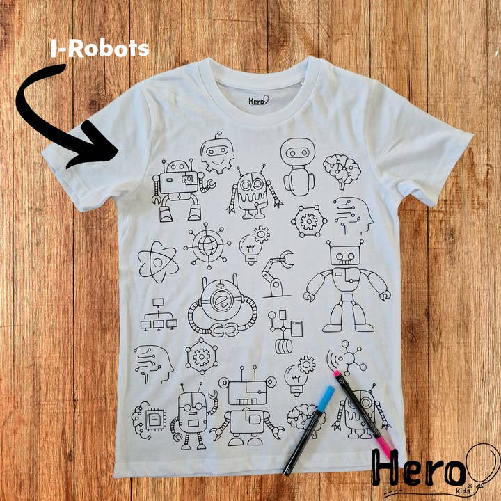 I-Robots Tee por atacado de Herokids