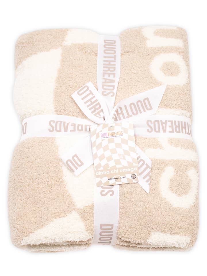 Sweet Dreams Sorority Blanket for wholesale by Duo Threads