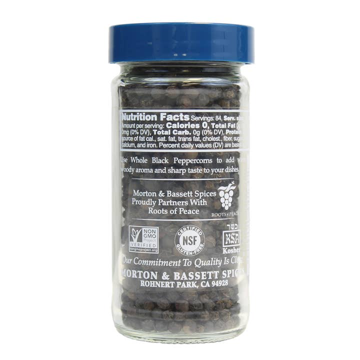 Morton & Bassett - Wholesale Pepper/Peppercorns - Whole Black Pepper