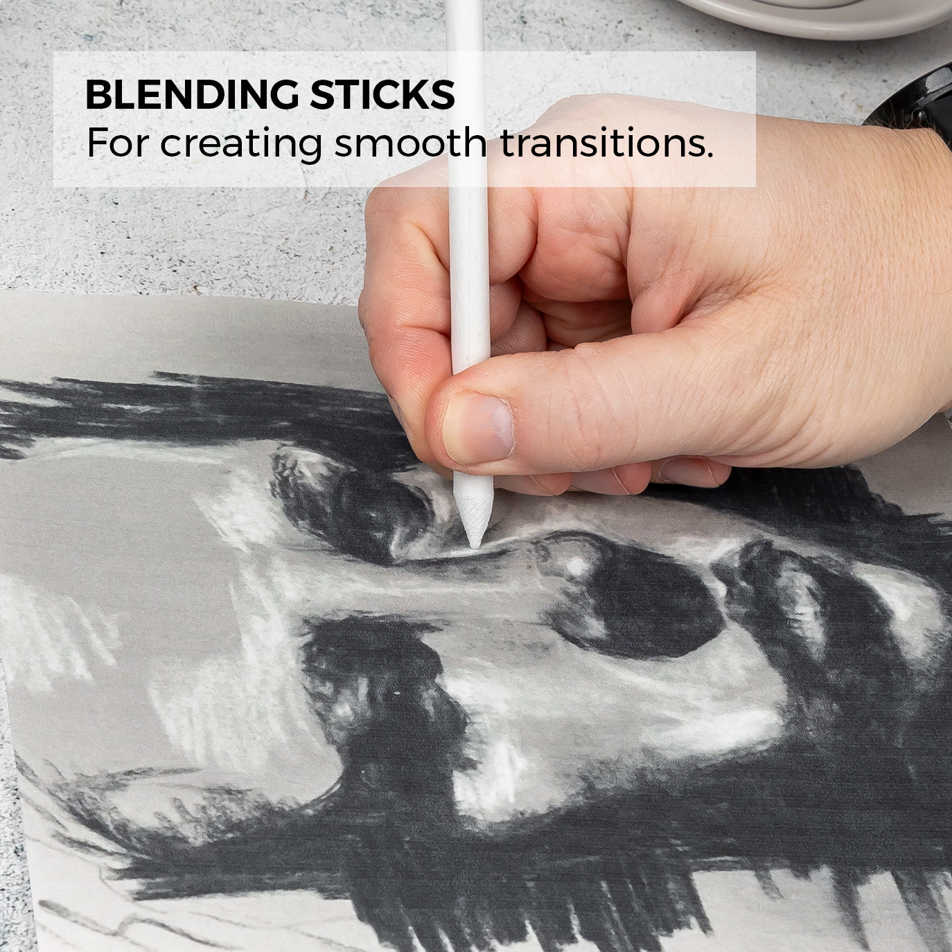 Zieler – Conjunto de arte - Crianças e bebés por atacado – Conjunto de Carvão para Desenho Artístico – Estojo Presente com 24 Peças4