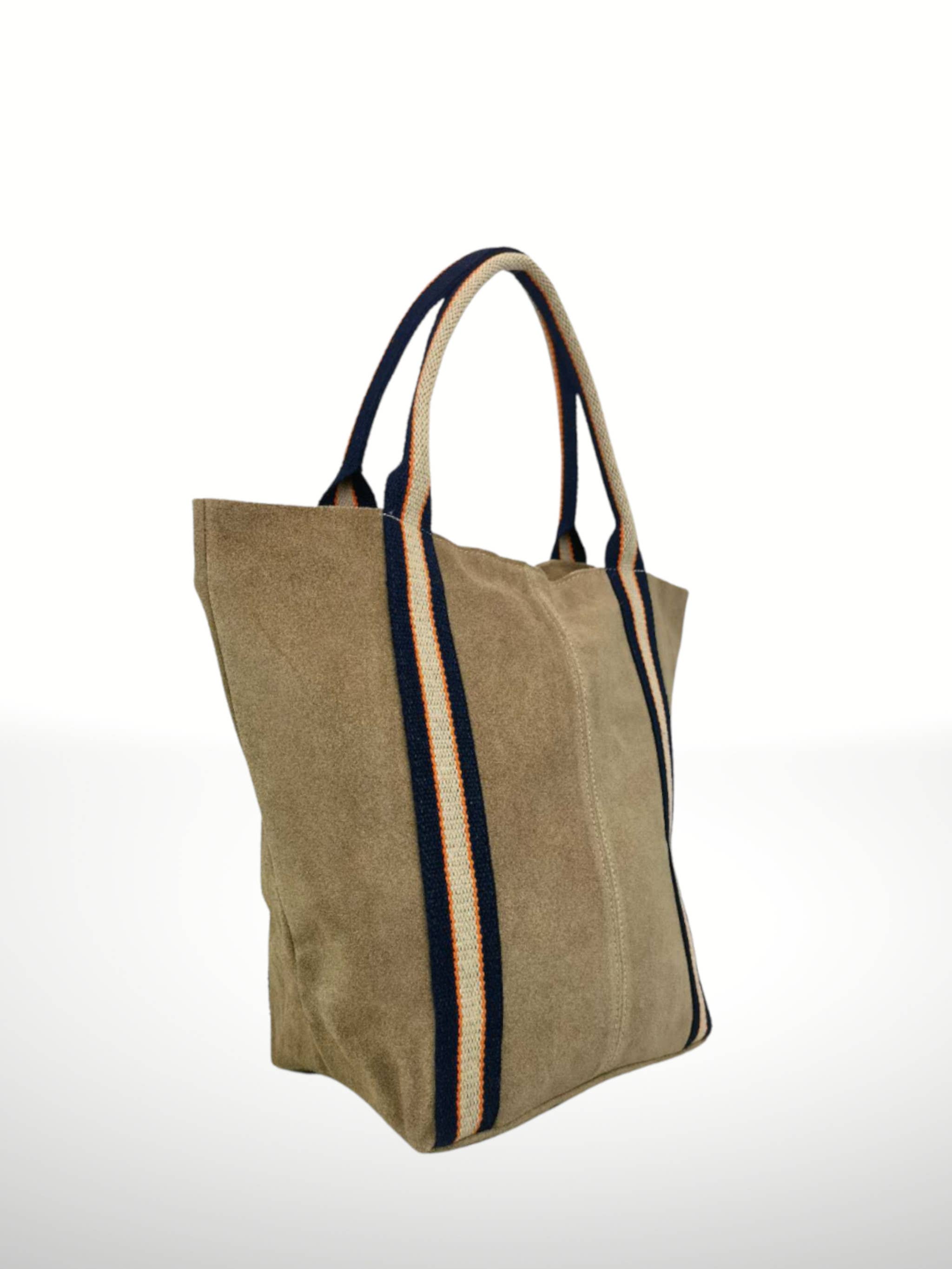 ITALIAN'S LEATHER - Wholesale Tote Bag - Women's - Melody Suede Leather Tote Bag 22189031
