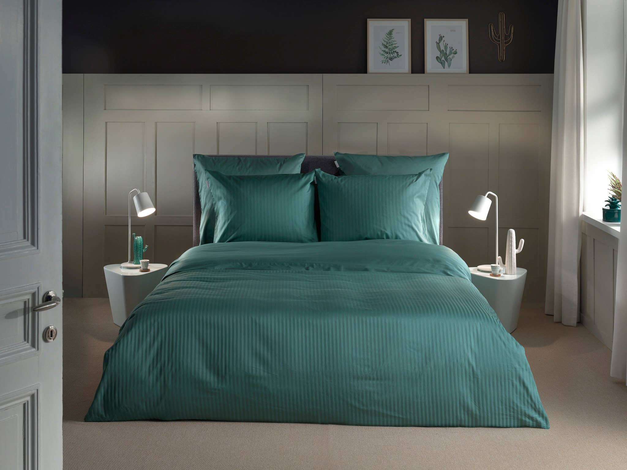 Heckettlane - Wholesale Bedding Blanket - Banda Bettwäsche (German version) 200 Mineral Green1