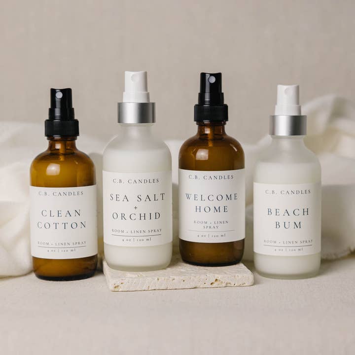 Room + Linen Spray - Air Freshener - Car - Bathroom - 4 oz for wholesale by C.B. Candles