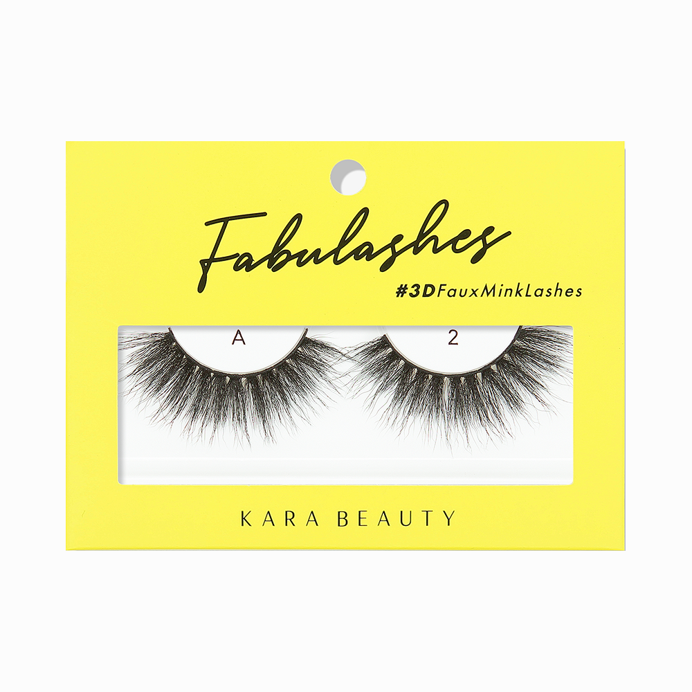 Kara Beauty - Vendita all'ingrosso Ciglia finte - Ciglia finte FABULASHES 3D in finto visone, formato A20