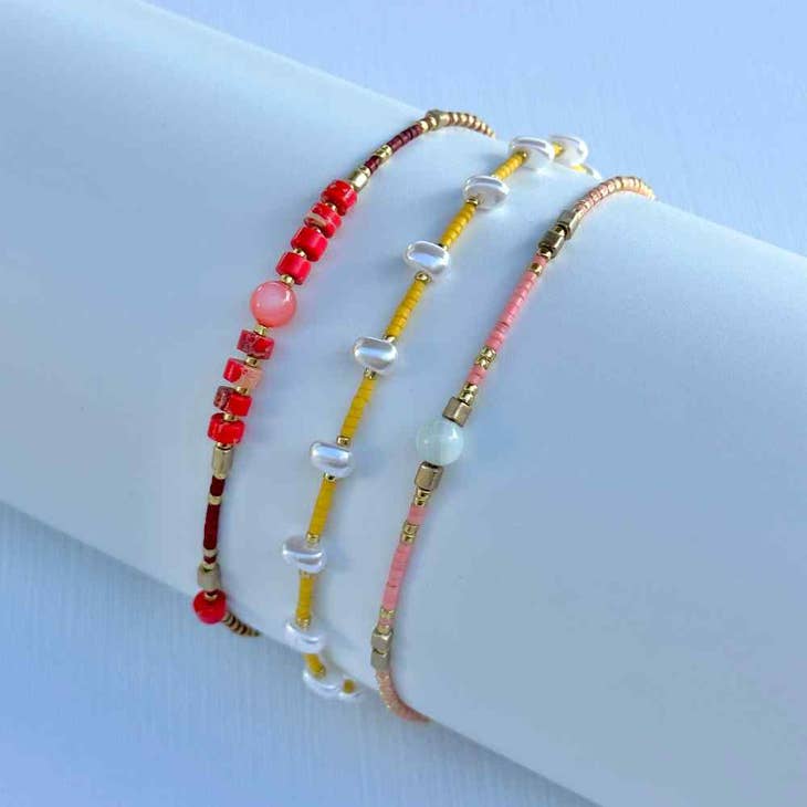 Perles pour enfiler Set de cordon de Bijoux pour Enfants , 24 styles Set de  perles de