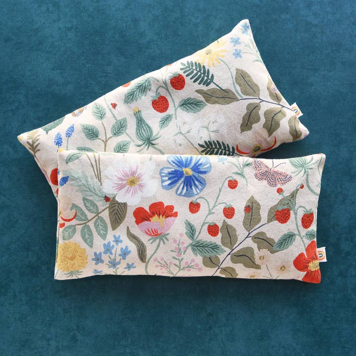 Minor Thread - Vendita all'ingrosso Cuscino ortopedico/per spa - Strawberry Fields - Cuscino per occhi oversize in tela, naturale3