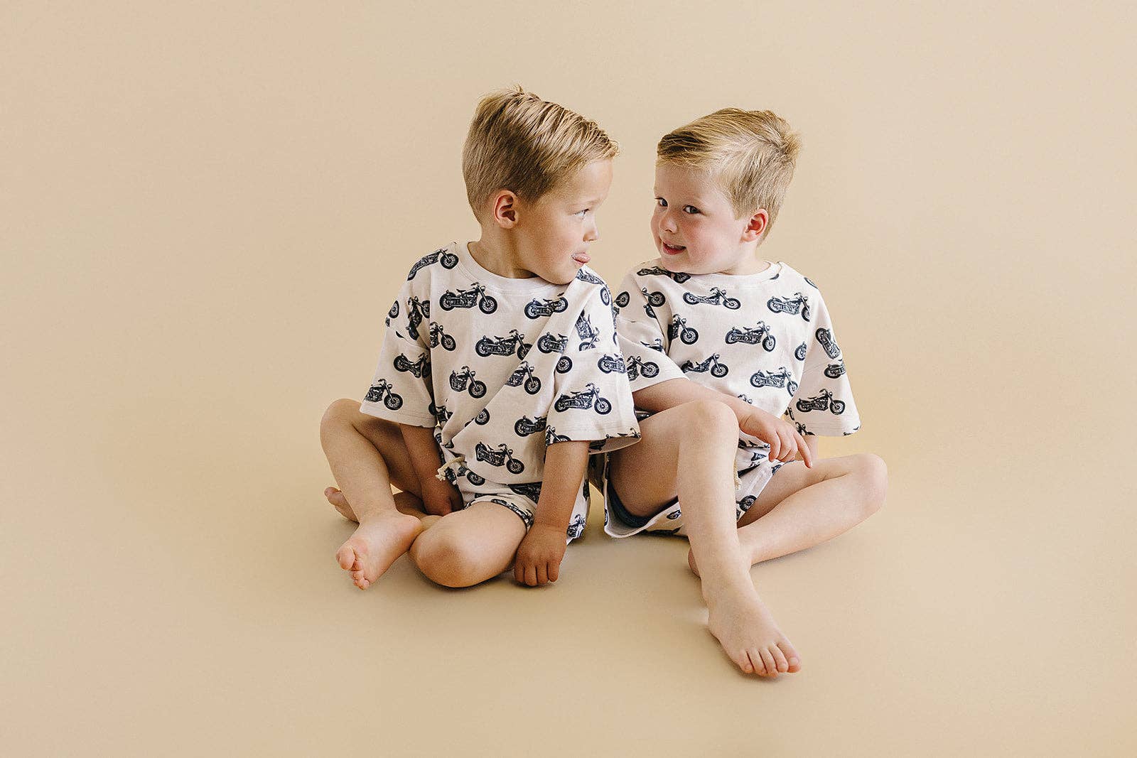 Lucky Panda Kids - Vente Ensemble haut et short – enfant - Ensemble de shorts | Né pour rouler8