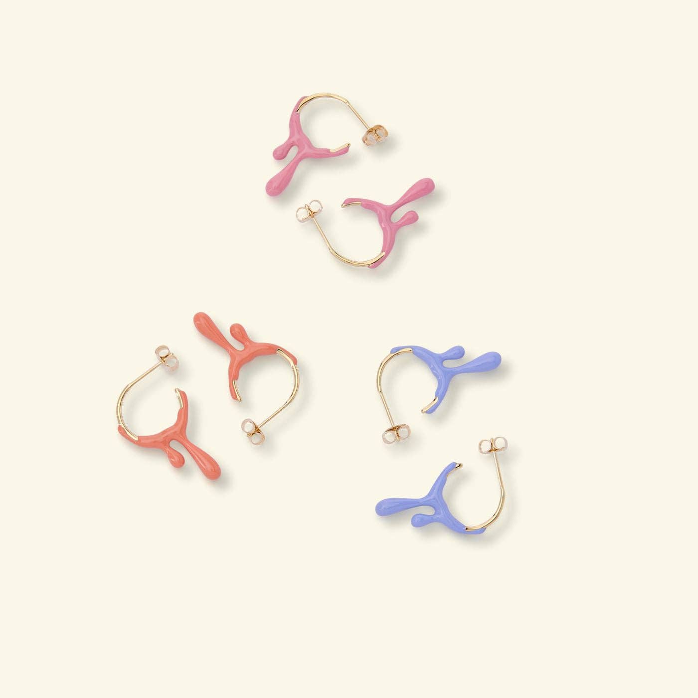 DOLCETTO DESIGNS – Engroshandel Hoops – Gelato Guldørering - Lavendel2