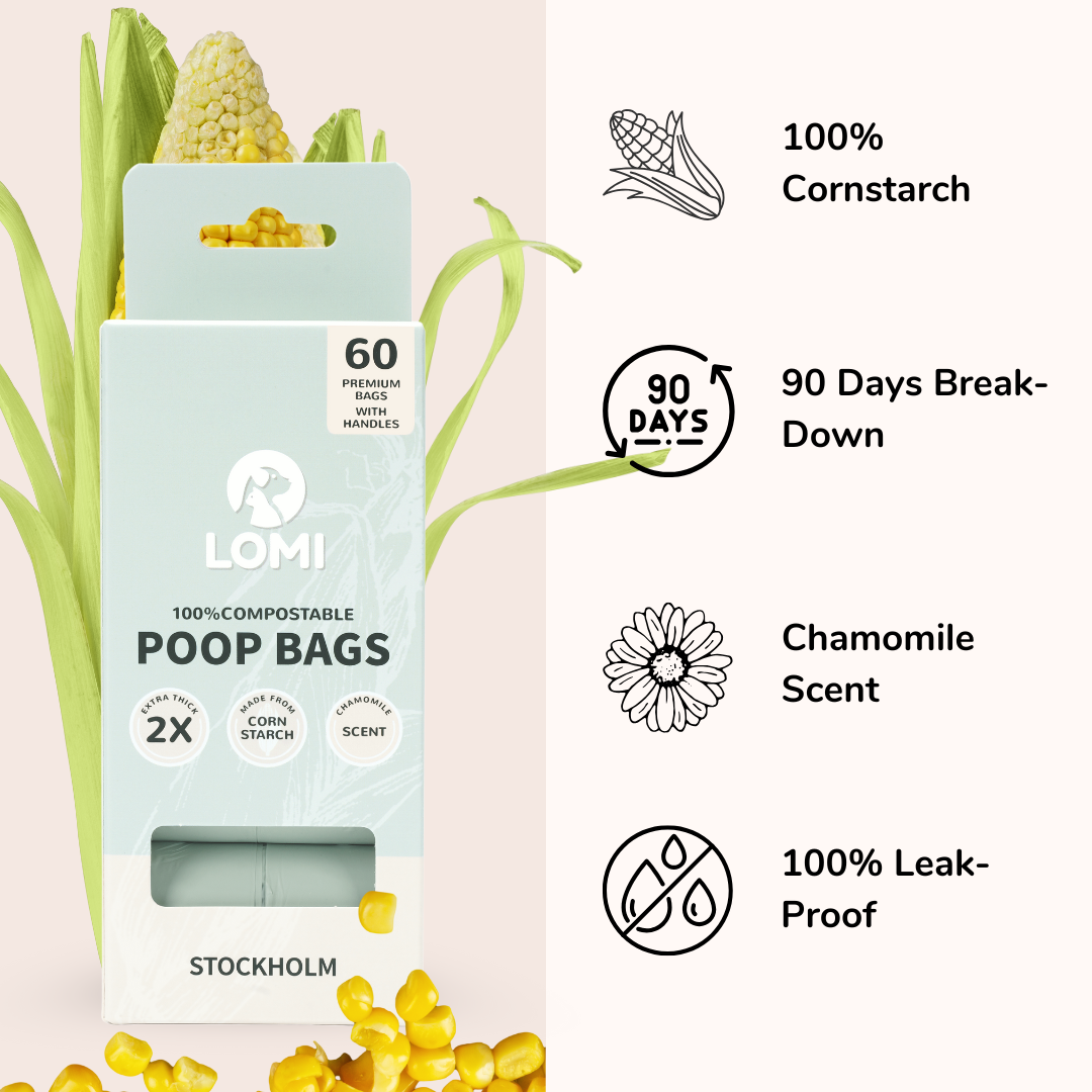 LOMI Pet Care - Wholesale Pet Poop Bag - 100% Compostable Poop Bags – Eco-Friendly5