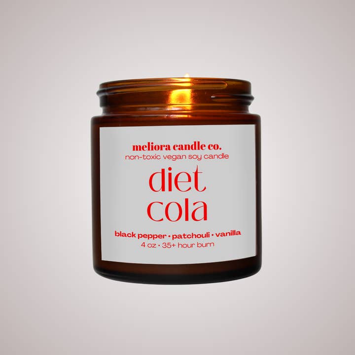 COLA DIÉTÉTIQUE / CIGARETTE DE FRIGO pour la vente par Meliora Candle Company