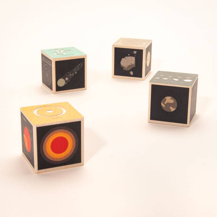 Uncle Goose - Wholesale Blocks - Kids Baby - Uncle Goose Solar System Blocks