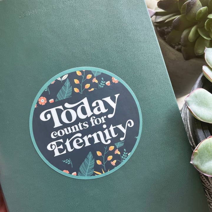 The Stump of Jesse - Wholesale Sticker - Today Counts For Eternity Vinyl Waterproof Catholic Sticker
