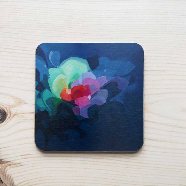 Susannah Bleasby Art - Wholesale Coasters - Coaster | Navy Abstract Design