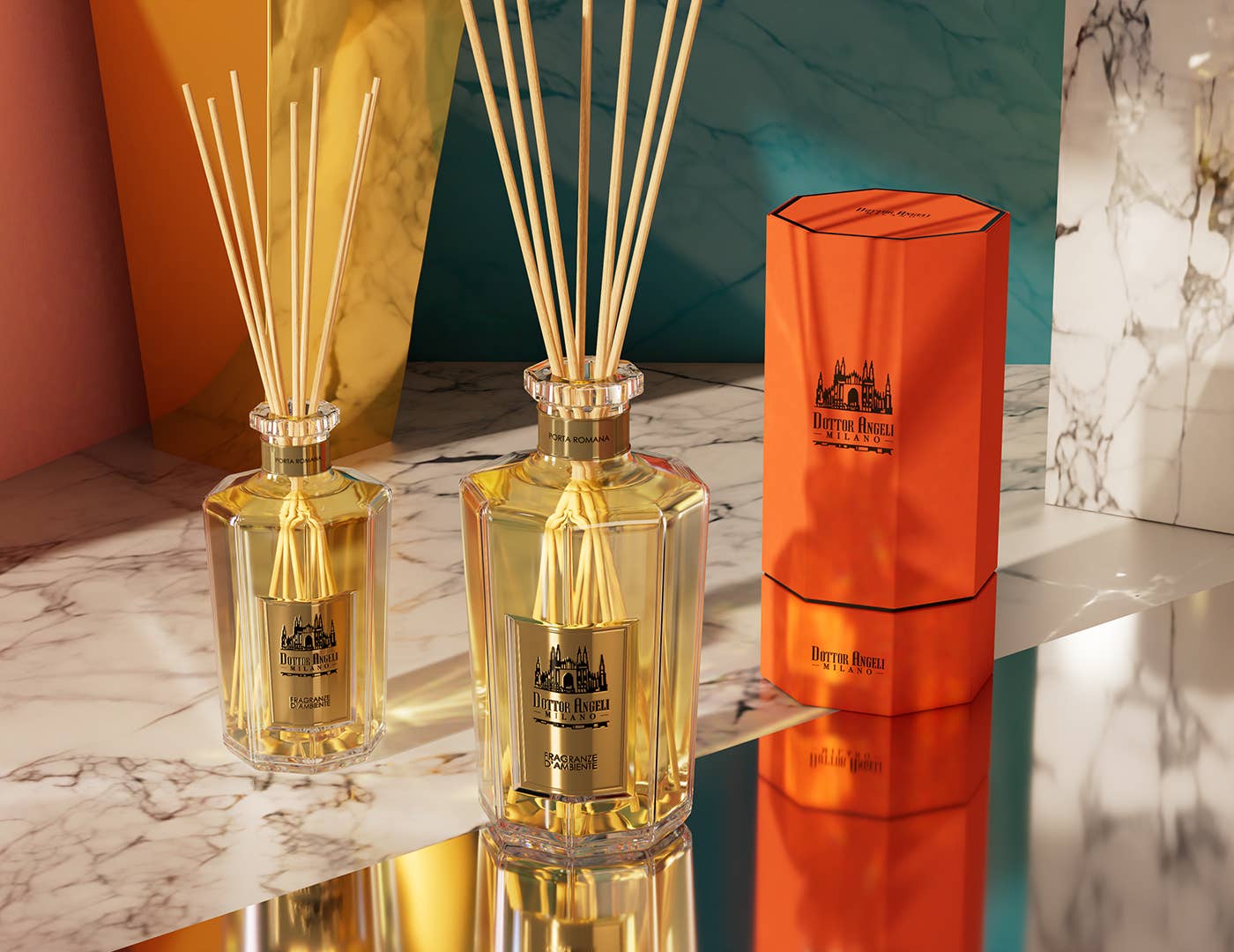 Dottor Angeli Milano - Wholesale Reed Diffuser - Porta Romana 300ml - Room fragrance4