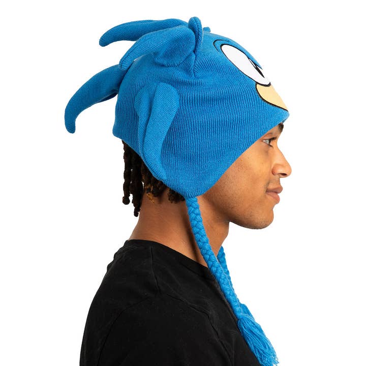 Bioworld Merchandising - Wholesale Beanie - Unisex - Sonic the Hedgehog Laplander Fleece Cosplay Beanie