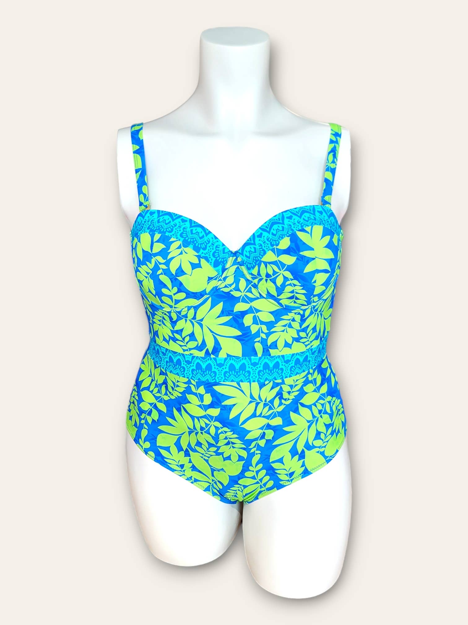 C'MELODIE - Wholesale One Piece Swimsuit - Women's - Plus Size – Baroque Print One-Piece Swimsuit6