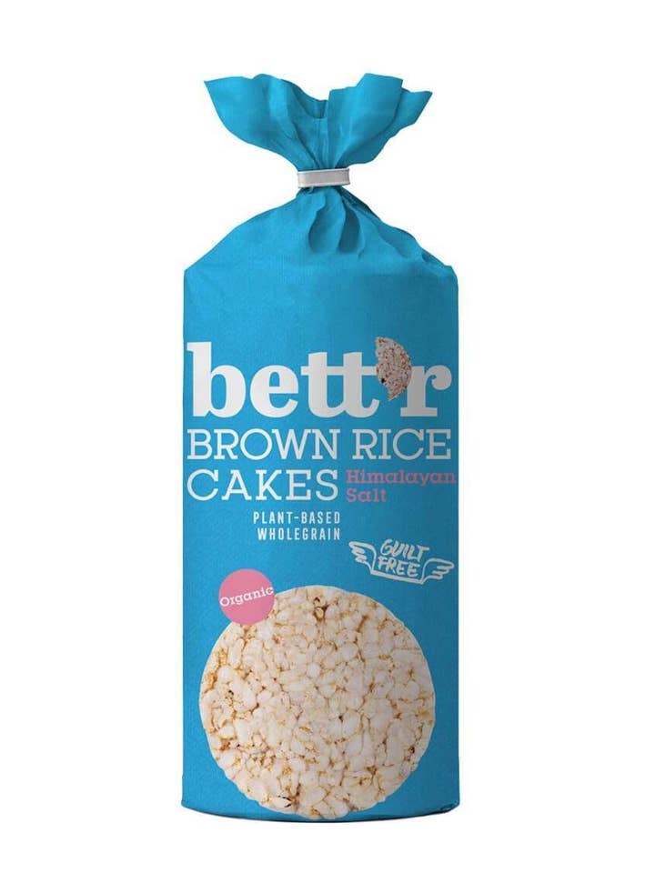 Brown Rice Cakes mit Himalayasalz, Bio, Bett'r, 120 g für den Großhandel von Smart Organic