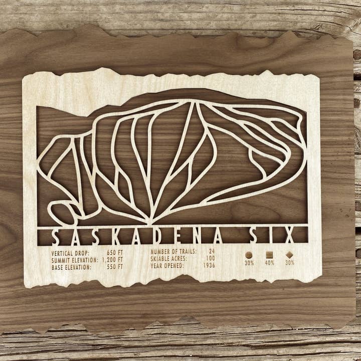 Saskadena Six Trail Map for wholesale by Mountaincut