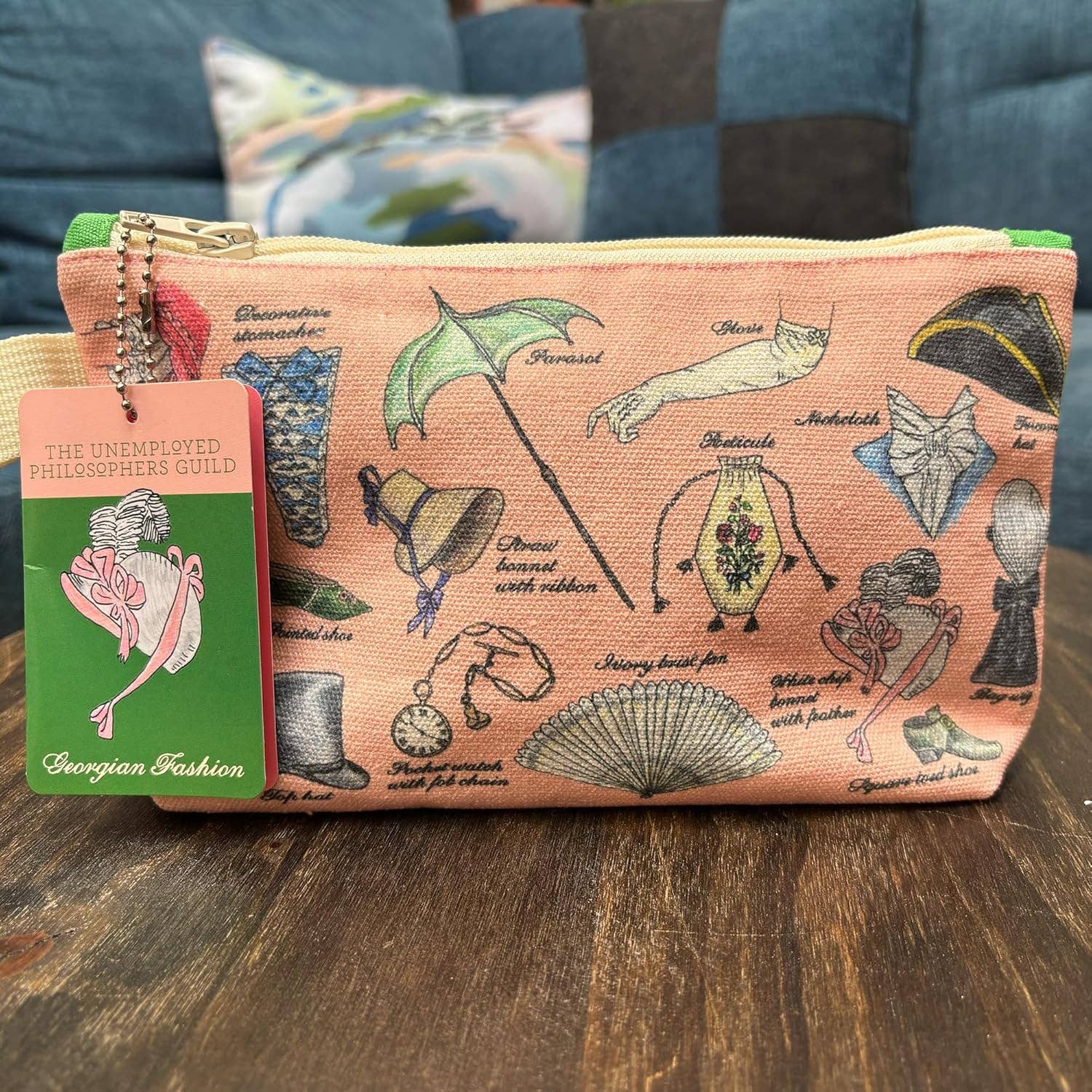 Unemployed Philosophers Guild - Wholesale Pouch - Unisex - Georgian Fashion Zipper Bag2