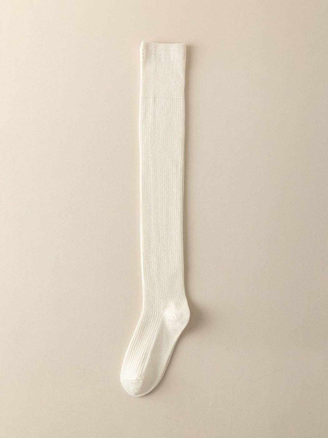 Funkyrel® Atzbranding Limited - Wholesale Socks - Women's - Rufia - Classic Solid-Color Knee-High Winter Socks 0