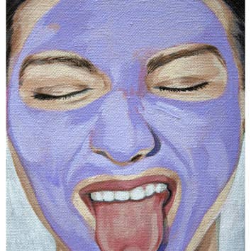 Tirage Fine Art - "The mask" - Gonzales Azucena pour la vente par Atelier Contemporain