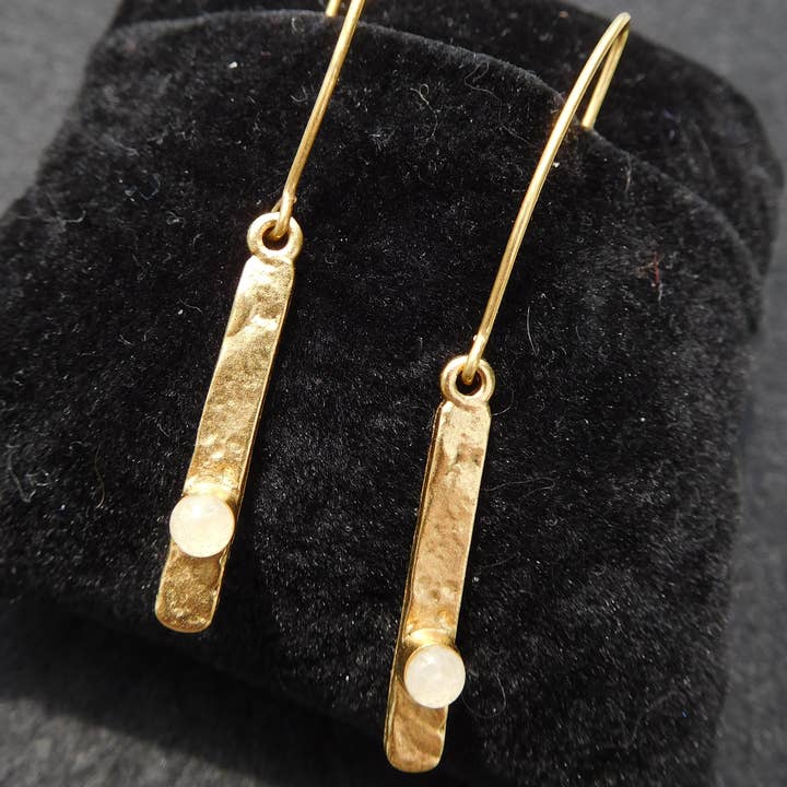 Art & Soul 30a - Wholesale Dangle Earrings - Tiny Vacation Gold Dangle Earrings Customizable Souvenir4