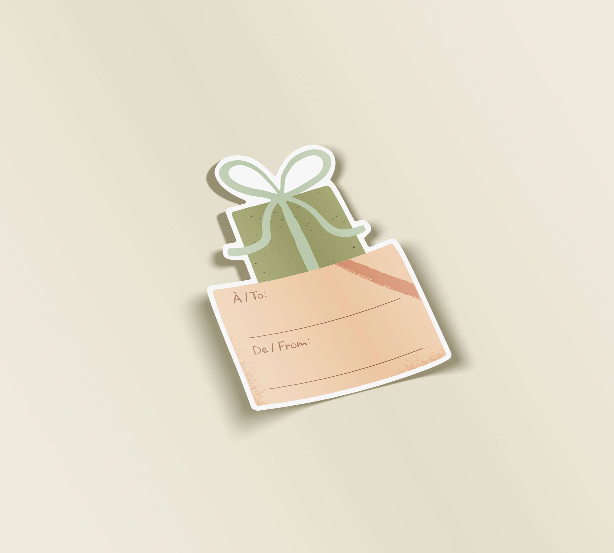 Mimosa Design - Wholesale Gift Tag Label - Self-adhesive gift tags - Christmas tags7