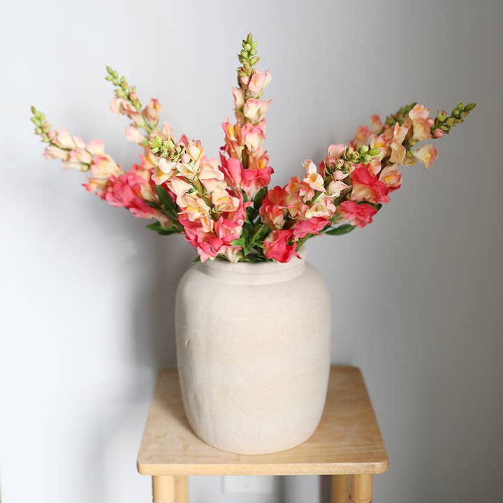 Prestige Botanicals - Wholesale Artificial Flowers - Real Touch Coral Snapdragon 23”