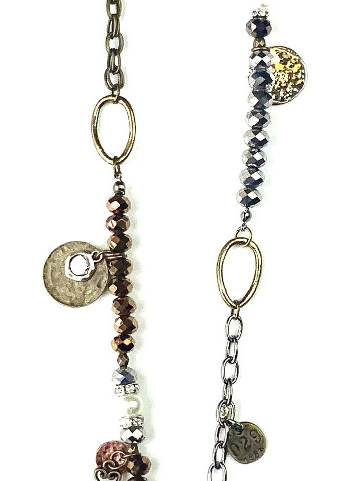 TPG237 NK-Chains & Rings w/Tassels & Dangles for wholesale by Lost & Found Trading