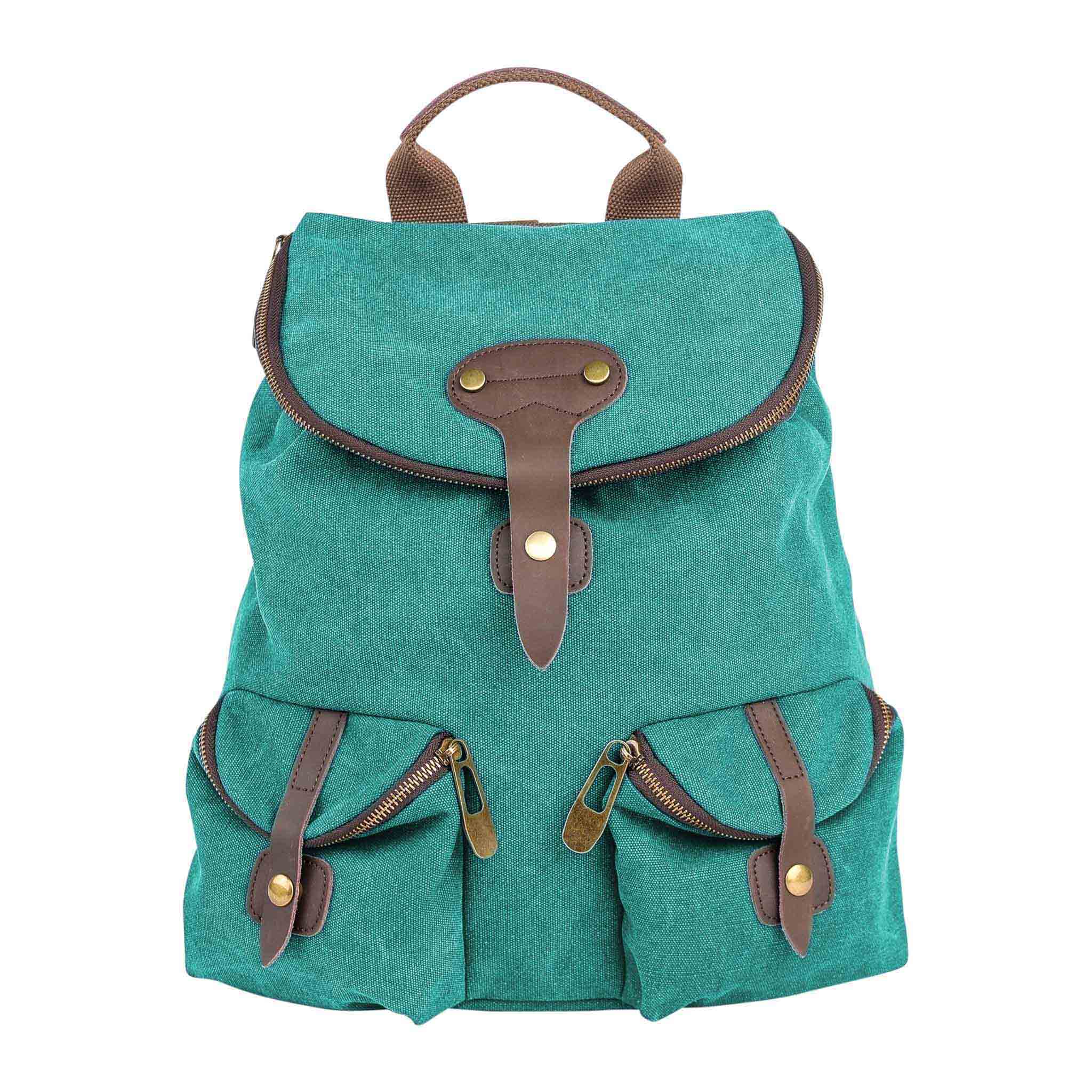 ZEDE PARIS - Wholesale Backpack - Women's - SAINT-PAUL - Canvas and leather backpack94