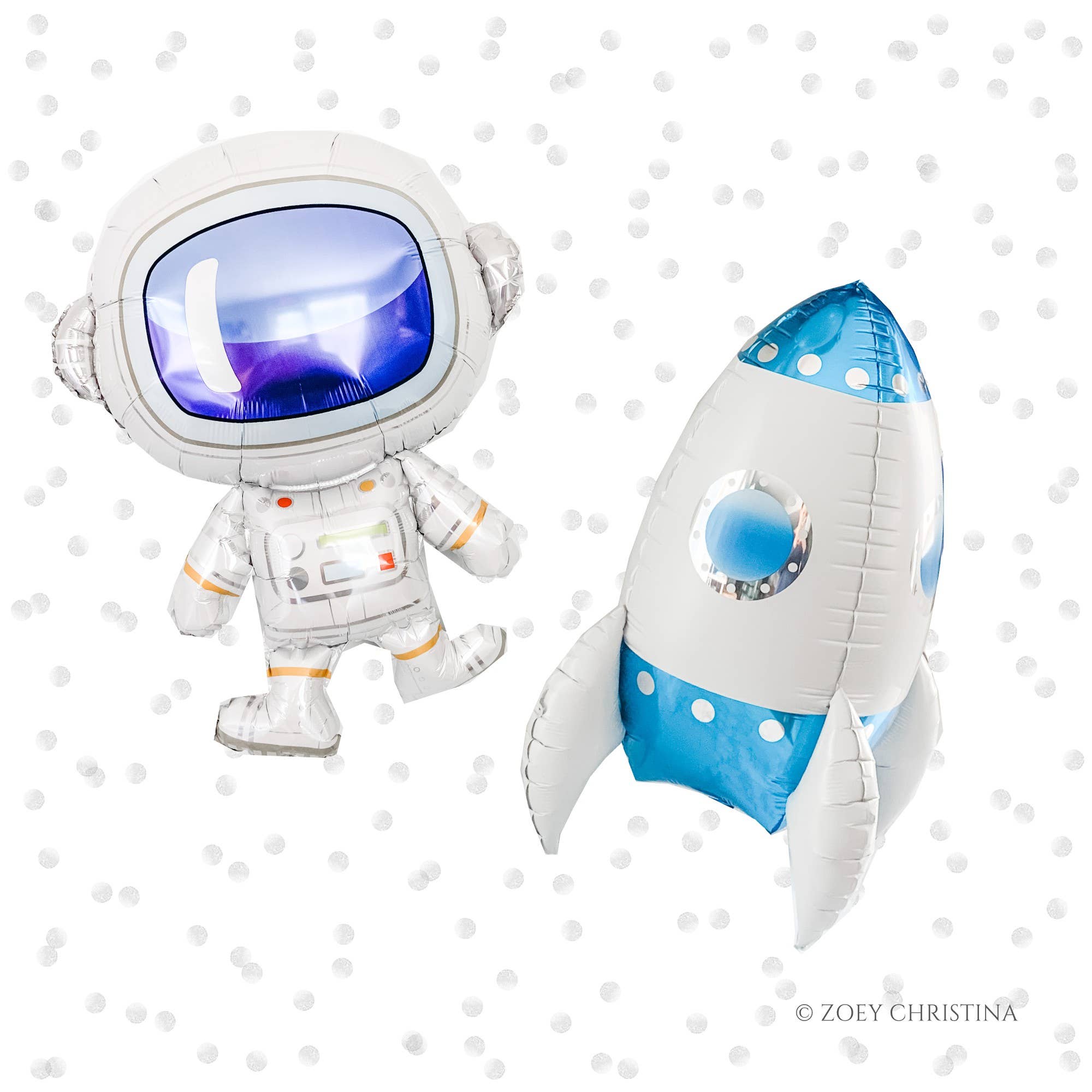 Zoey Christina - Wholesale Balloon - 3D Rocket Ship Foil Balloon – Space Party & Galaxy-Themed 2