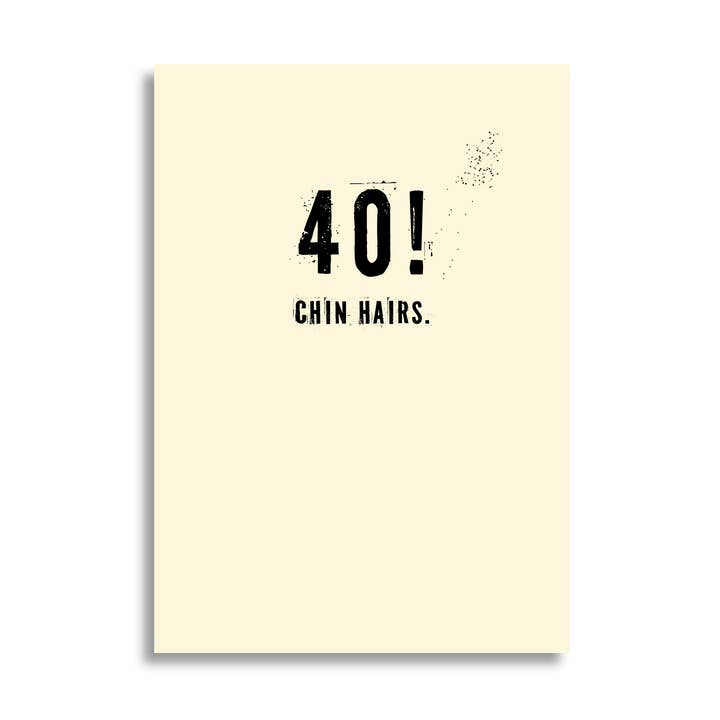 40 ! Poils de menton pour la vente par Rusty Pencil