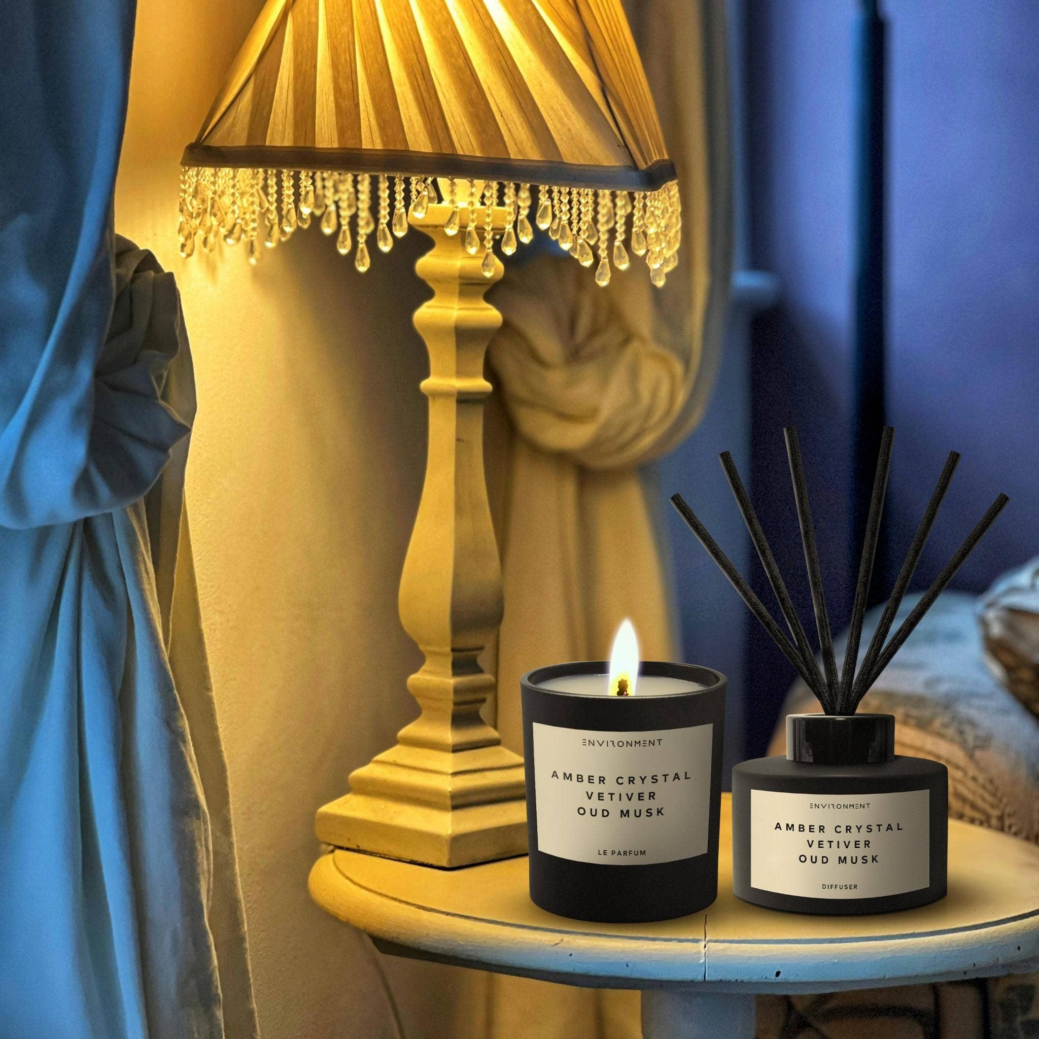 ENVIRONMENT – Großhandel Kerze im Glas / gefüllte Kerze – 8oz Kerze inspiriert von Baccarat Rouge 540® mit Deckel und Box9