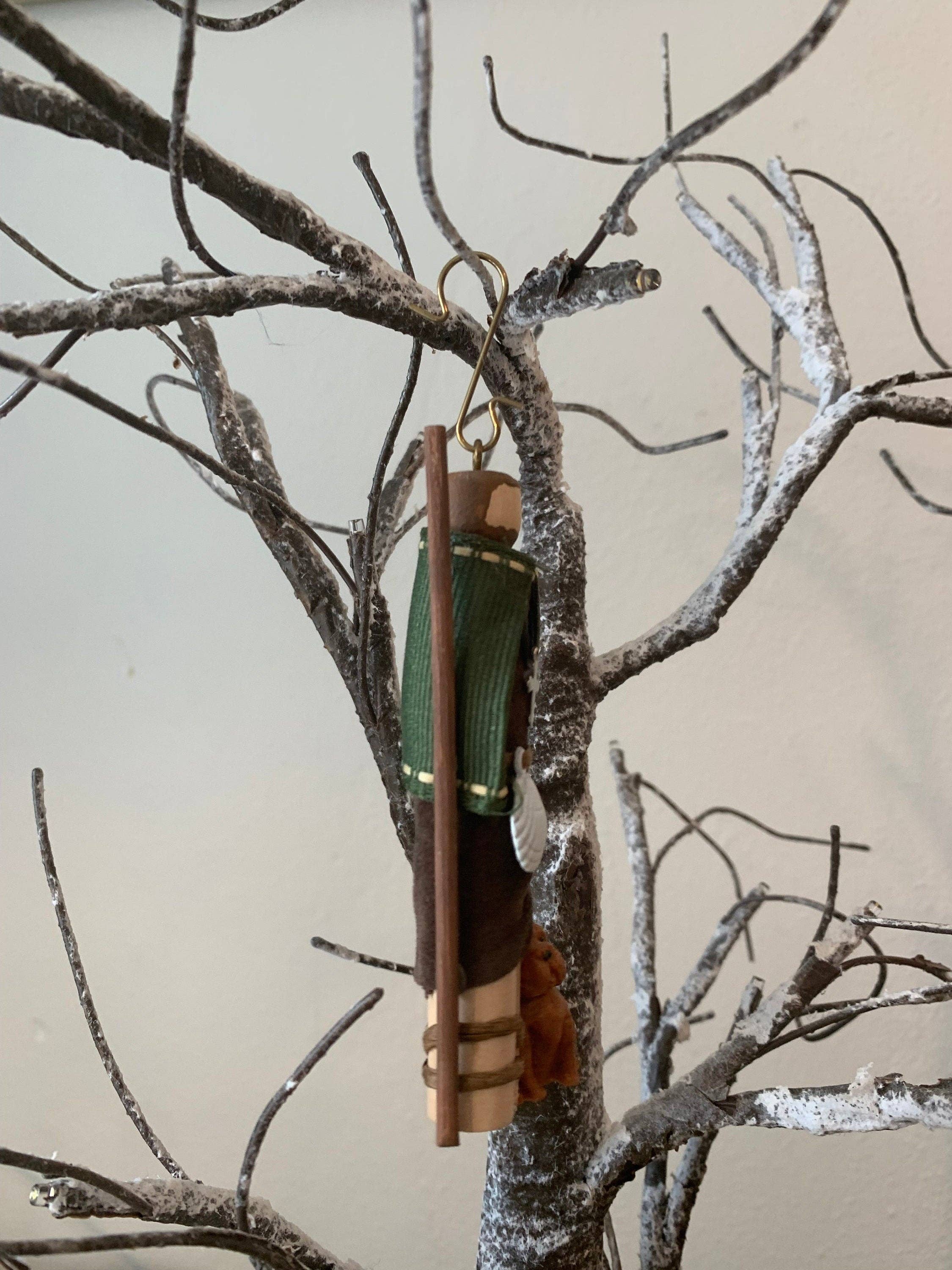 Our Saint Family - Wholesale Ornament - St. Roch (St. Rocco) Wooden Doll Ornament3