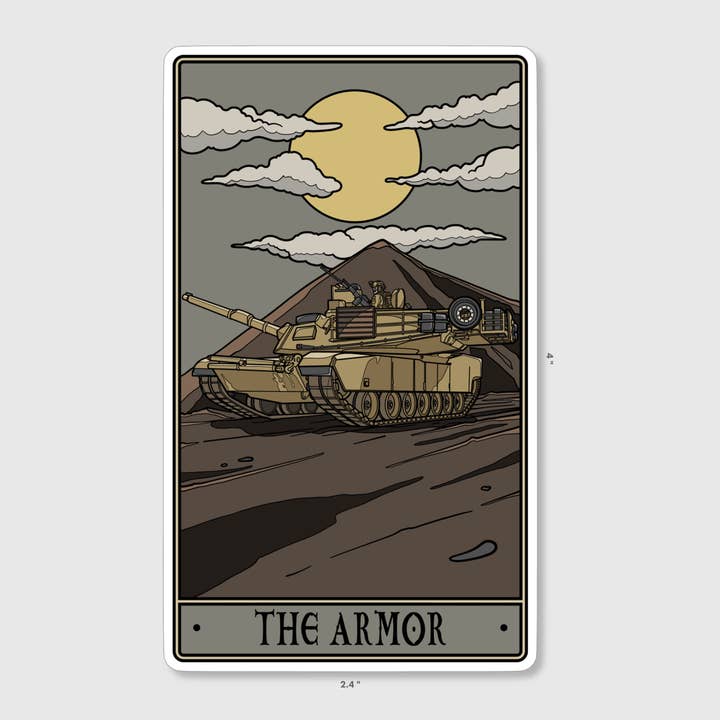 Armor Sticker for wholesale by Platoon Daddy LLC