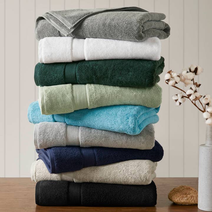 Olliix - Wholesale Towel Set - 800gsm Oversized 2-Piece Bath Towel/Bath Sheet Set, L Grey9