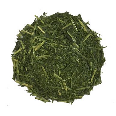 Økologisk let dampet Sencha Yabukita grøn te (Asamushicha for engroshandel hos KagoshimaTea.com