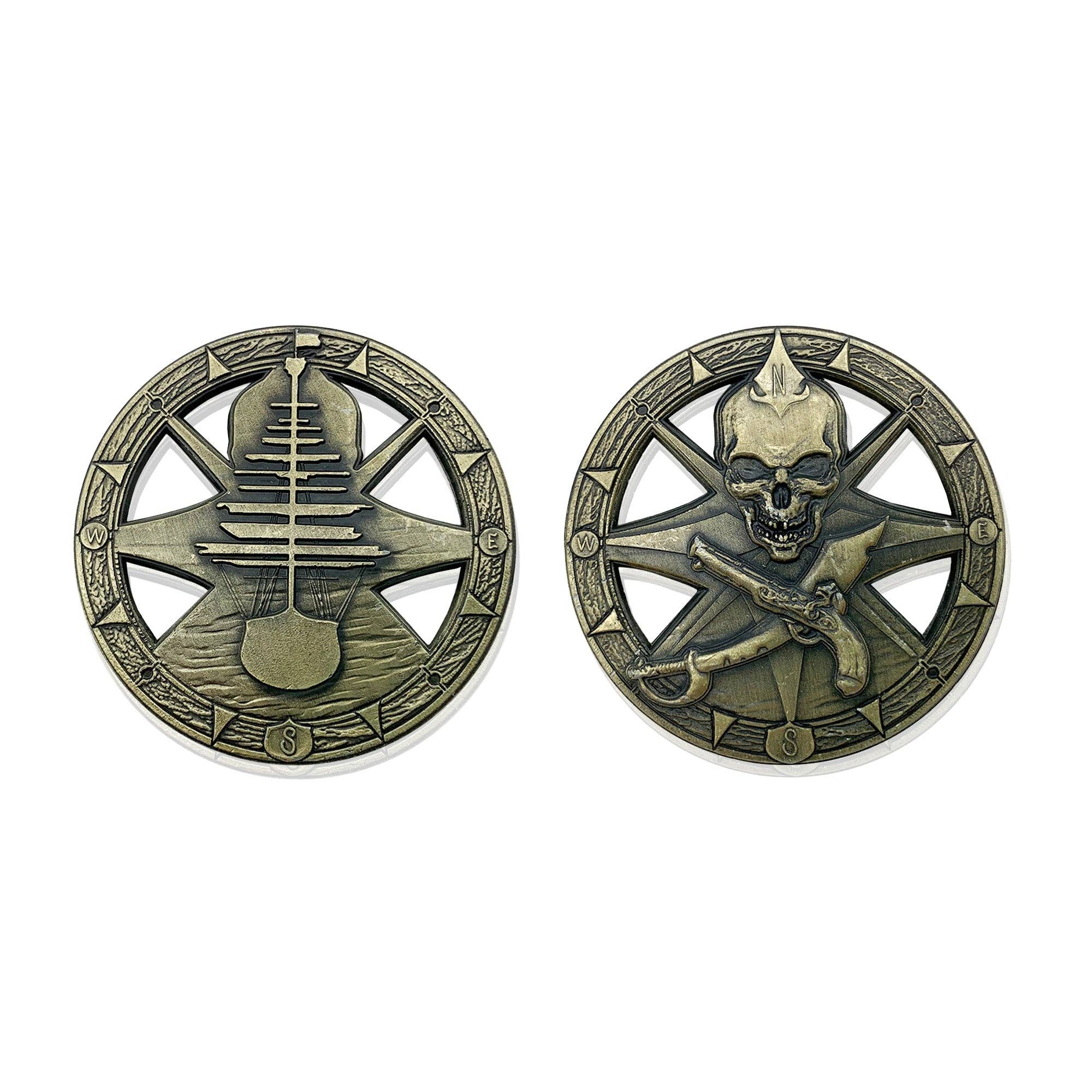 Norse Foundry - Wholesale Navigational Compass - Pirate Compass Rose 50mm Metal0