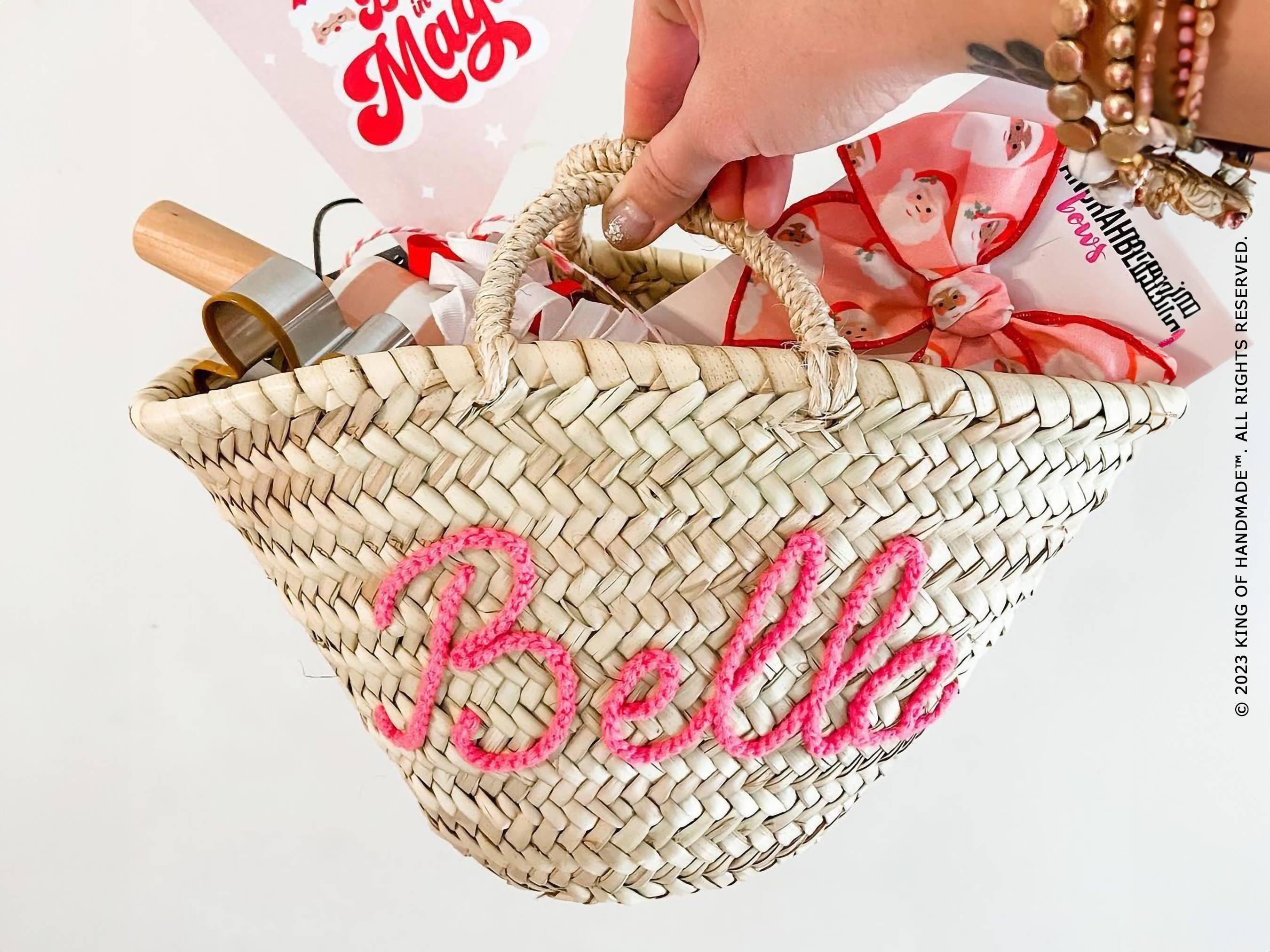 King Of Handmade - Wholesale Beach Bag - Custom embroidered handbags For Bride, Bridal party Gift20