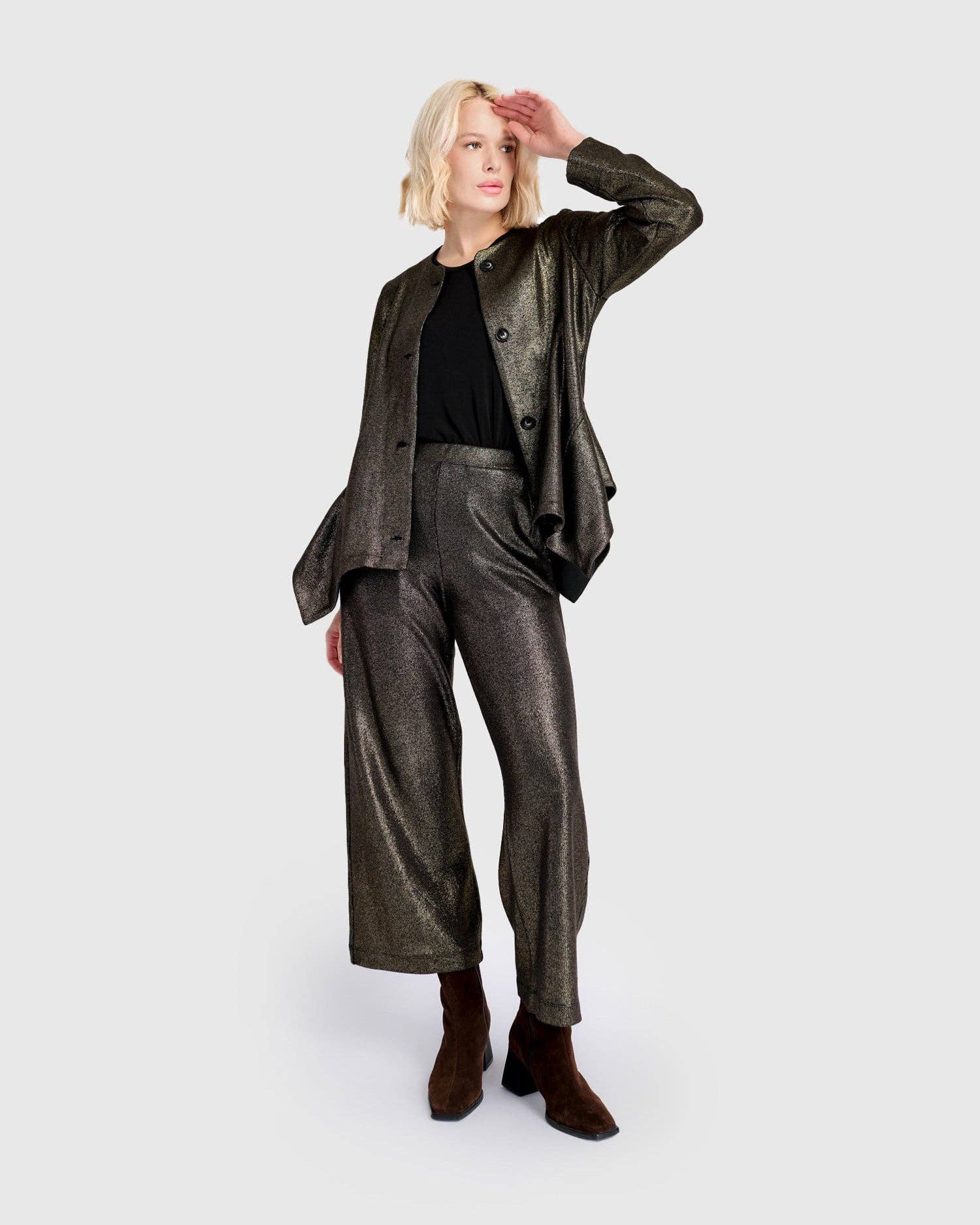 Hot Stuff Flounce Jacket, Gold for wholesale on Faire1