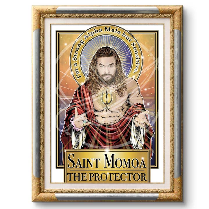Saint Momoa The Protector Poster for wholesale by Cleaver And Blade