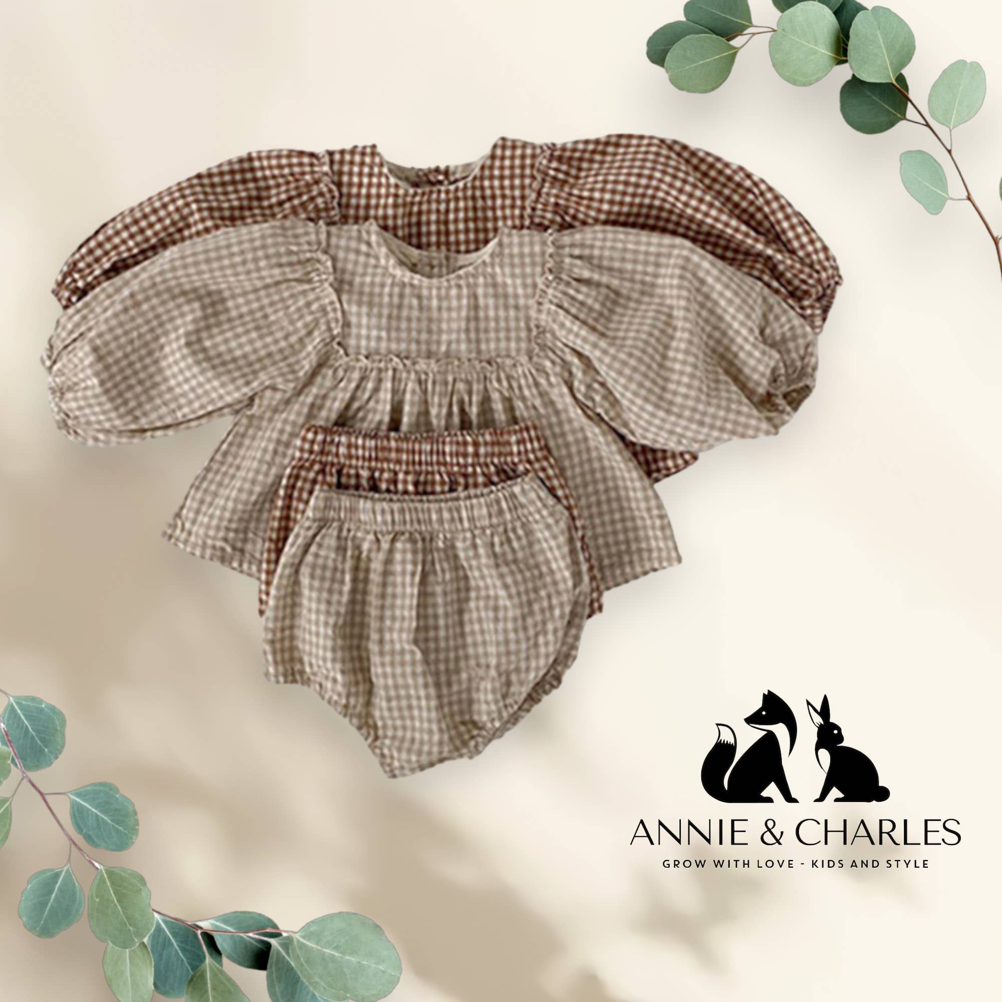 Annie & Charles - Wholesale Clothing Set - Baby - Annie & Charles® dress with panty set3