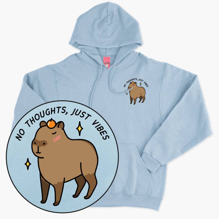 Sweat à Capuche Sans Réflexion Juste des Ondes (Unisexe) pour la vente par SassySpud