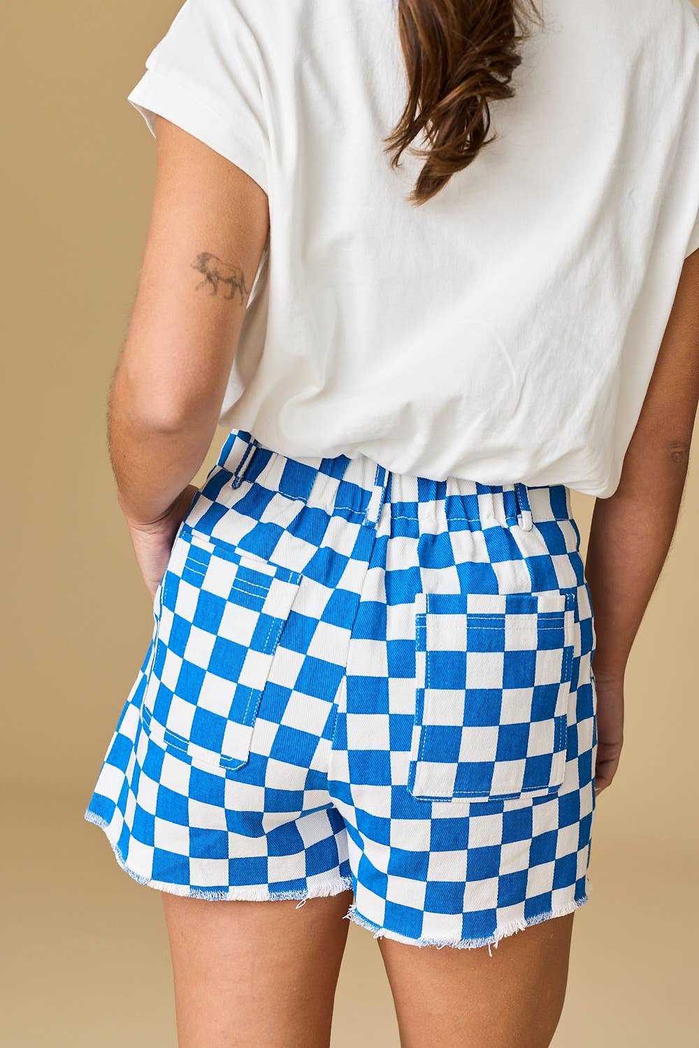 Papermoon - Wholesale Shorts - Women's - PP12128-1 - COLLEEN DENIM SHORTS15