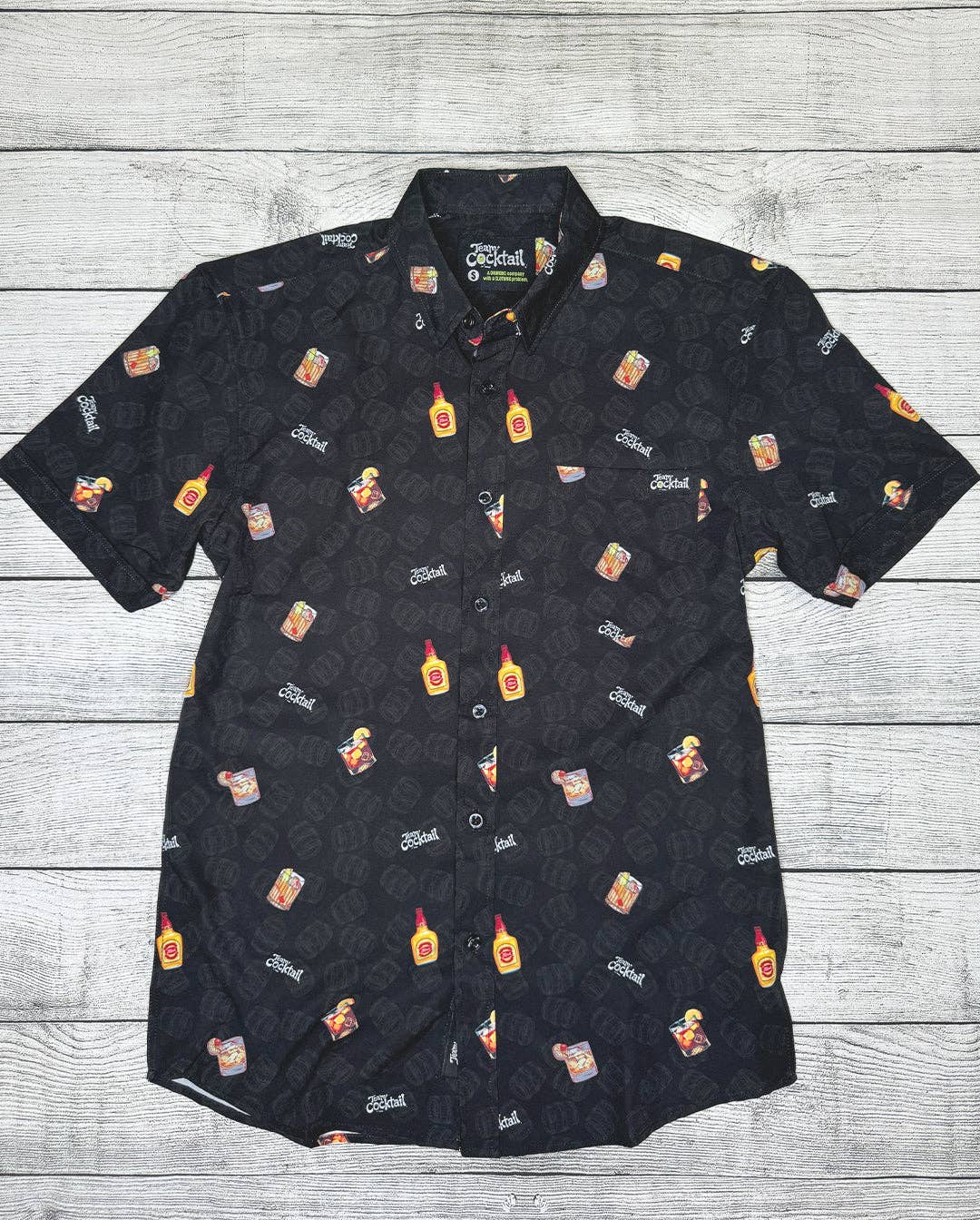 Team Cocktail - Wholesale Button Down Shirt - Unisex - Old Fashioned Bourbon Unisex Button Up