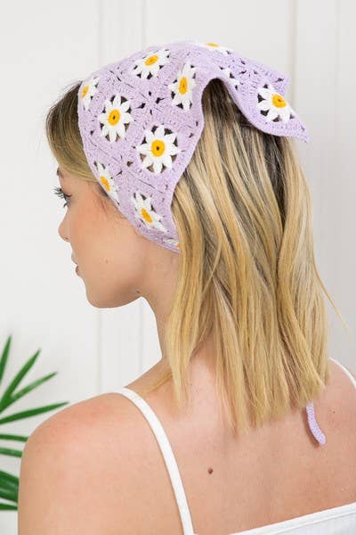 JOSSLYN by wall to wall - Wholesale Fashion Headband - Women's - FLOWER HAIR SCARF HAIR BAND | 40HS0215