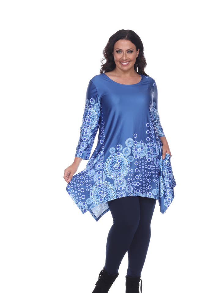 WHITE MARK - Wholesale Tunic - Women's - Rella Tunic - Plus Size0