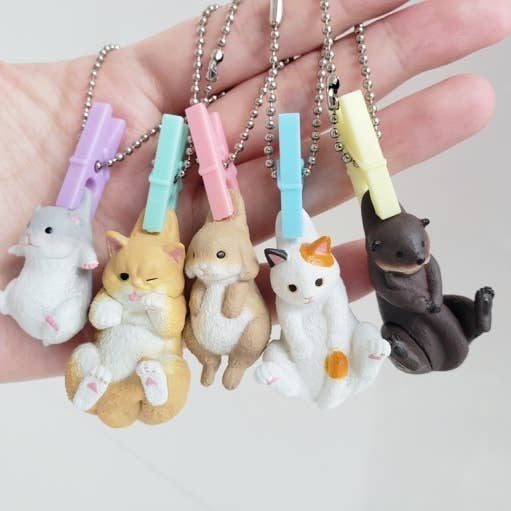 K_Wonderland - Wholesale Figurine Toy - Kids - Gacha Random Capsule- a good day to do laundry/animal Figure