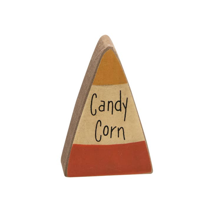 The Hearthside Collection - Wholesale Decorative Tabletop Object - 3/Set, Trick Or Treat Candy Corn Blocks3