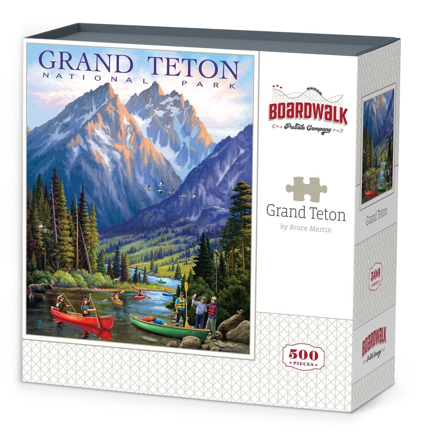 Boardwalk Puzzle Company - Wholesale Puzzle - Adult - Grand Teton National Park - 500 Piece0